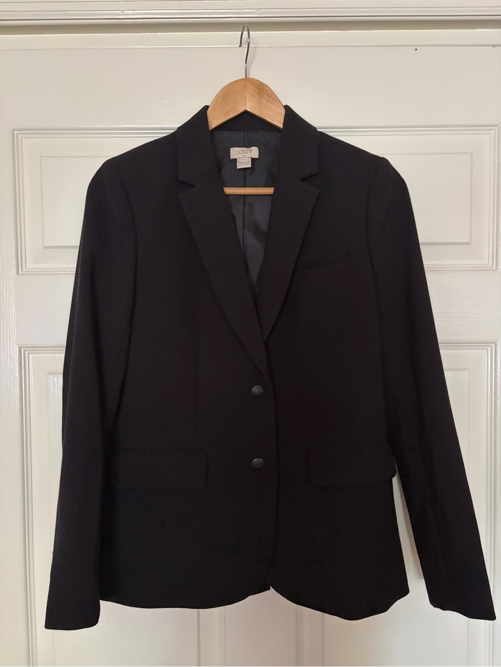 J. Crew Black Women's Notched Lapel Blazer